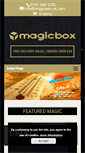 Mobile Screenshot of magicbox.uk.com