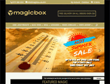 Tablet Screenshot of magicbox.uk.com